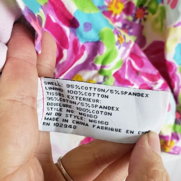 Anthropologie Tulle Women's Bright Barbiecore Floral Colorful Summer Mini Dress - Picture 9 of 10